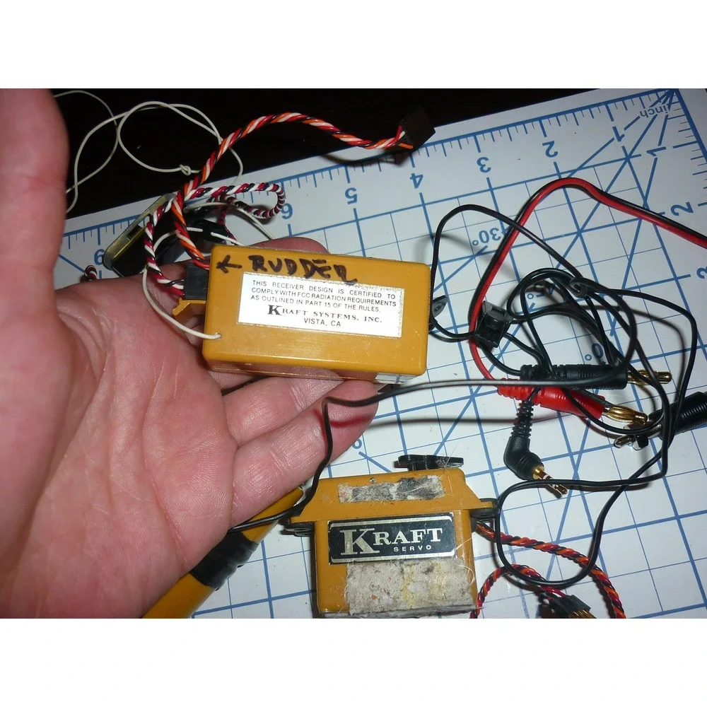 Vintage Kraft Series Seventy-Three RC Receiver & KPS-14 Servo Lot‎ - 1973 USA
